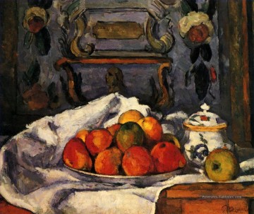 Nature morte impressionnisme œuvres - Plat de Pommes Paul Cézanne Nature morte impressionnisme